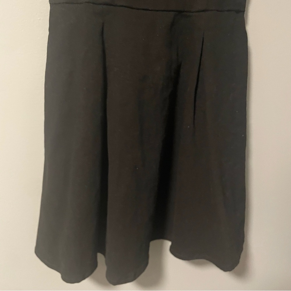 Copper Key Little Black Dress Sleeveless Large Pockets Cottagecore Mini Neutral - Picture 4 of 6